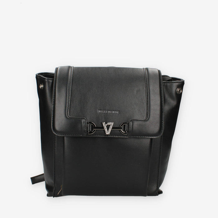 Valleverde 96222-NERO Zaino nero da donna