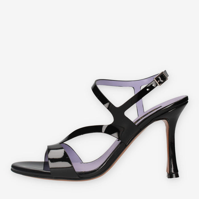 Albano Sandali da donna neri con tacco