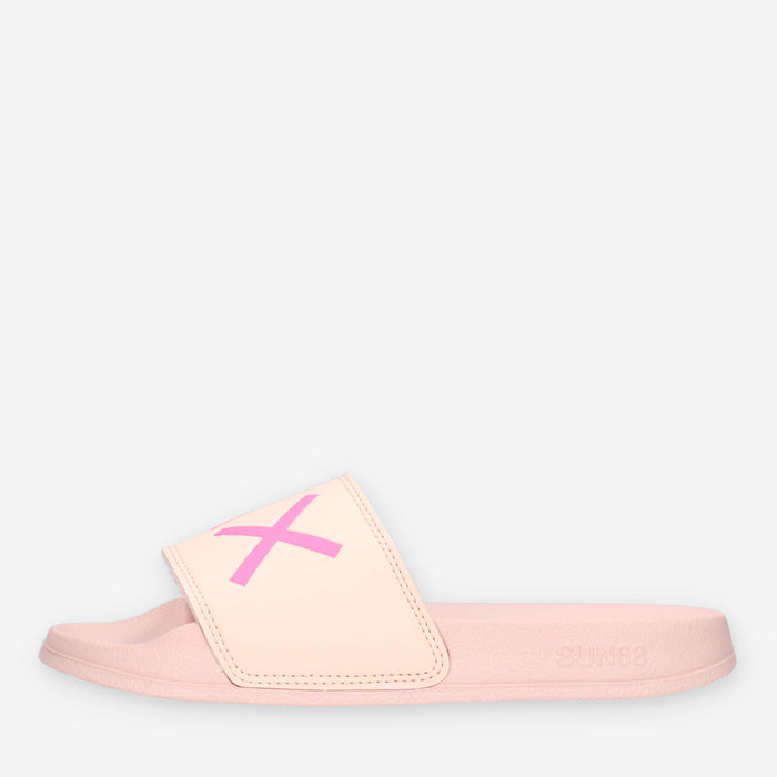 Sun 68 Slippers Logo Ciabatte rosa