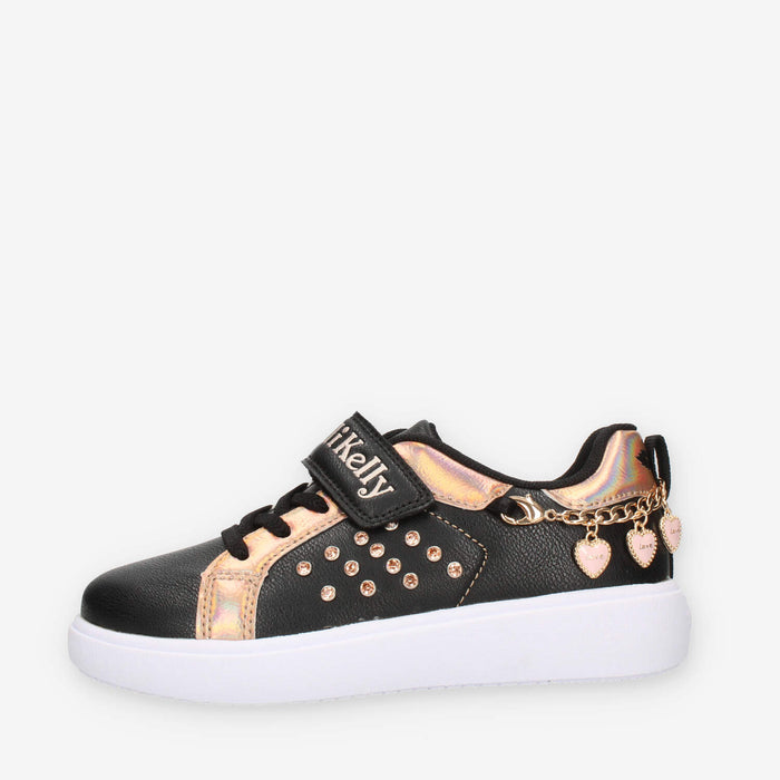 Lelli Kelly Gioiello Sneakers nere e oro rosa