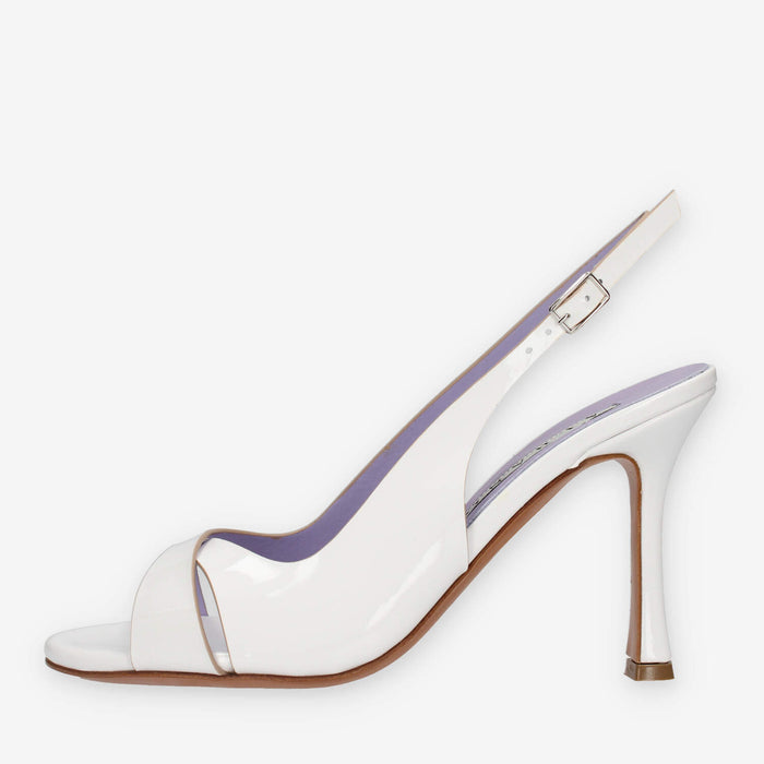 Albano Sandali da donna bianchi con tacco
