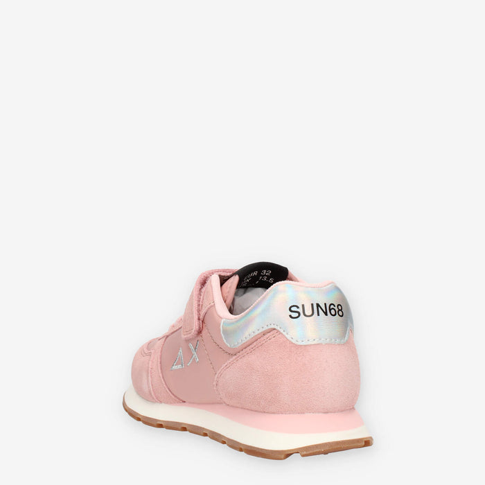 Sun68 Girl's Ally Gold (kid) Sneakers rosa
