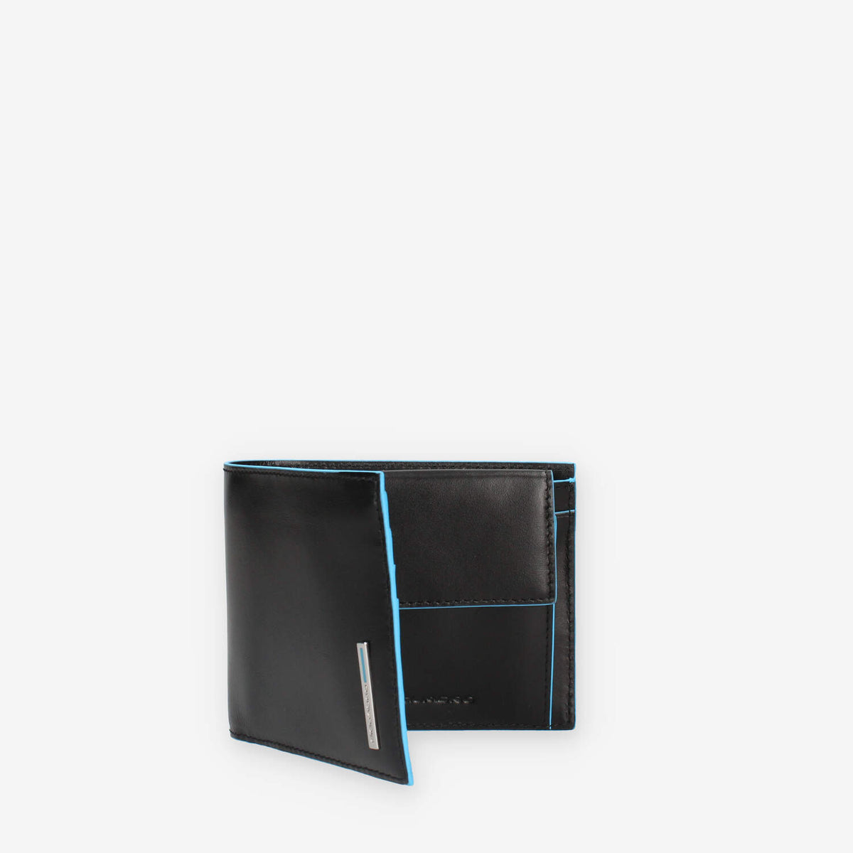 Piquadro Portafogli nero con porta carte di credito