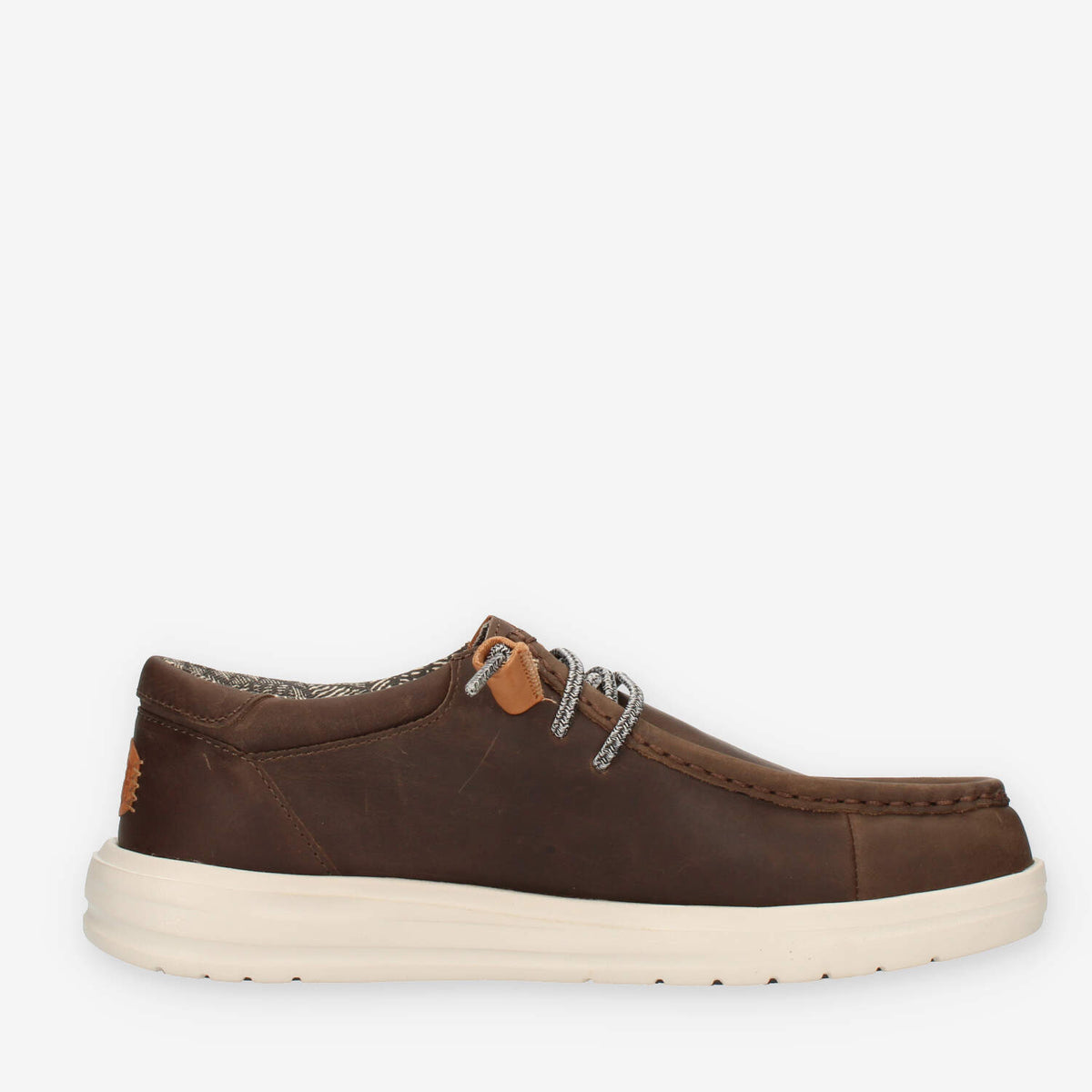 Hey Dude Wally grip craft leather brown