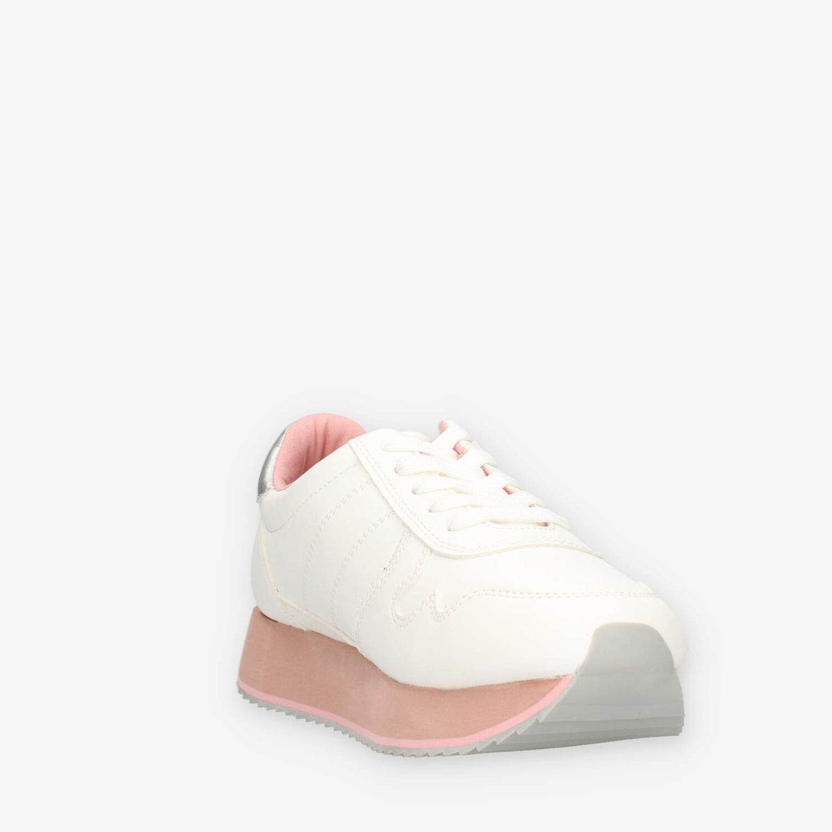 Blauer Kid Sneakers bianche e rosa