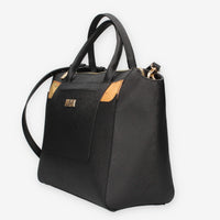 Borsa a Mano Alviero Martini 1ª Classe Nera con Dettagli Geo Classic