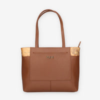 Elegante Borsa a Spalla in Pelle Marrone - Alviero Martini Prima Classe