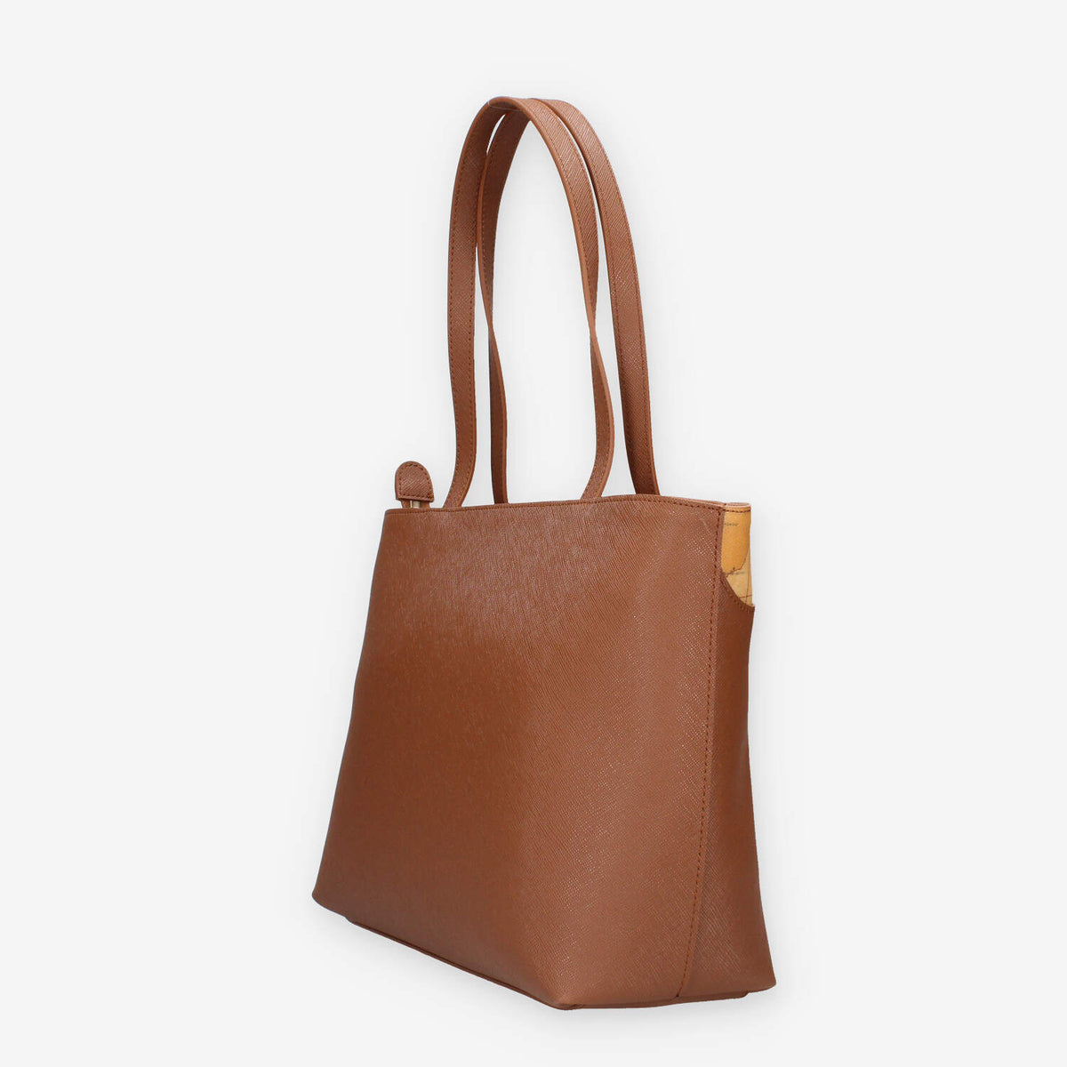 Elegante Borsa a Spalla in Pelle Marrone - Alviero Martini Prima Classe