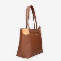 Elegante Borsa a Spalla in Pelle Marrone - Alviero Martini Prima Classe