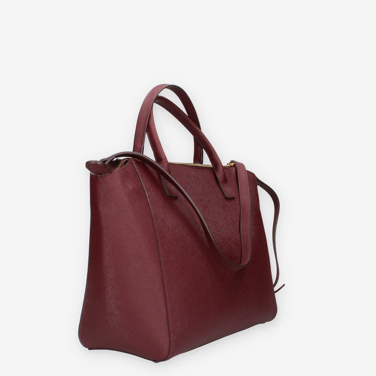 Borsa a Mano Elegante in Pelle Bordeaux - Alviero Martini Prima Classe