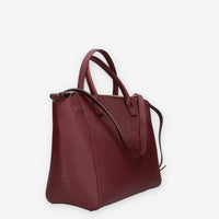 Borsa a Mano Elegante in Pelle Bordeaux - Alviero Martini Prima Classe