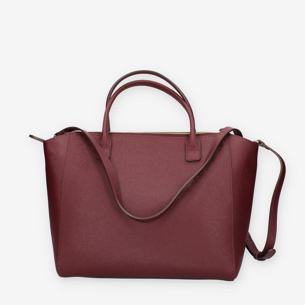 Borsa a Mano Elegante in Pelle Bordeaux - Alviero Martini Prima Classe