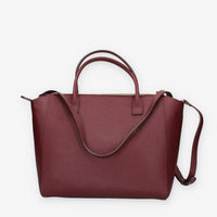 Borsa a Mano Elegante in Pelle Bordeaux - Alviero Martini Prima Classe