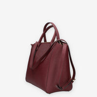 Borsa a Mano Elegante in Pelle Bordeaux - Alviero Martini Prima Classe