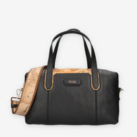 Borsa a Mano Alviero Martini Prima Classe - Eleganza in Pelle Nera con Dettagli Iconici
