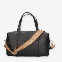 Borsa a Mano Alviero Martini Prima Classe - Eleganza in Pelle Nera con Dettagli Iconici