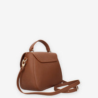 Borsa a Mano Elegante in Pelle Marrone - Alviero Martini Prima Classe