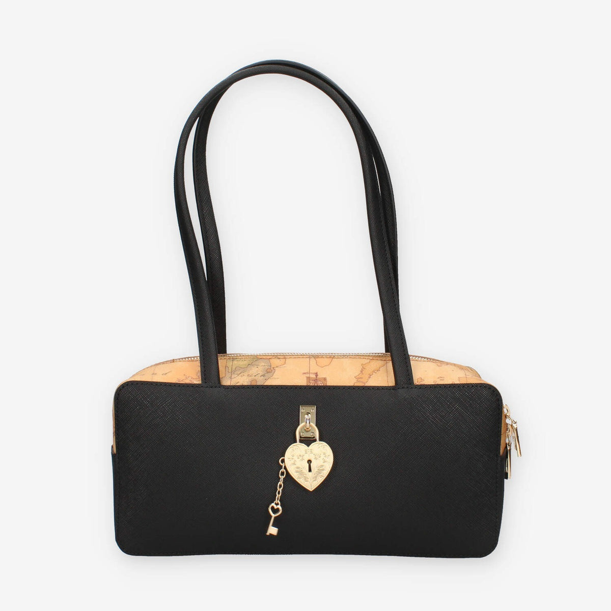 Borsa a Spalla Elegante Alviero Martini Prima Classe con Dettagli Geo