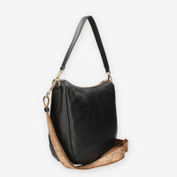 Borsa a Spalla Alviero Martini Prima Classe LLG15-8630-0001 in Pelle Nera con Dettagli Geo Classic