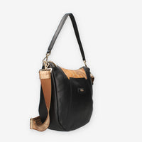 Borsa a Spalla Alviero Martini Prima Classe LLG15-8630-0001 in Pelle Nera con Dettagli Geo Classic