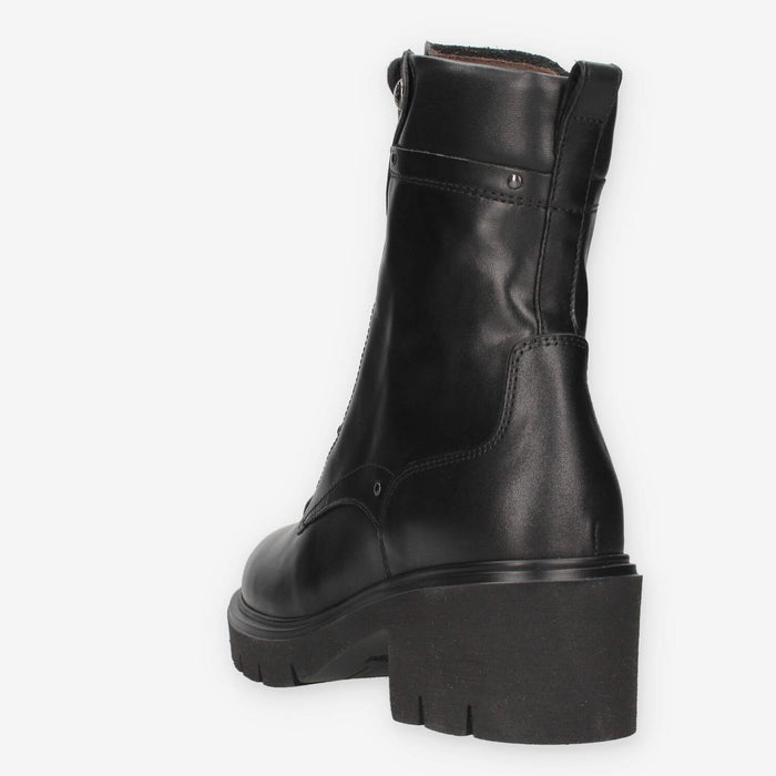 Stivaletti Donna in Pelle Nero Giardini I618050D-100