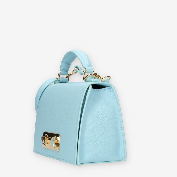 Chiara Ferragni Eye Star Borsetta a tracolla azzurra
