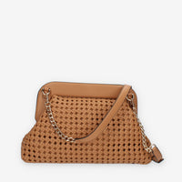 Guess Sicilia Borsa intrecciata a tracolla cuoio