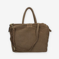 Nero Giardini Borsa modello shopping taupe in camoscio