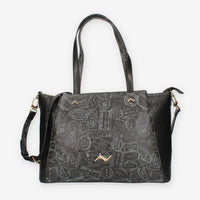 Alv By Alviero Martini Borsa nera modello shopping da donna