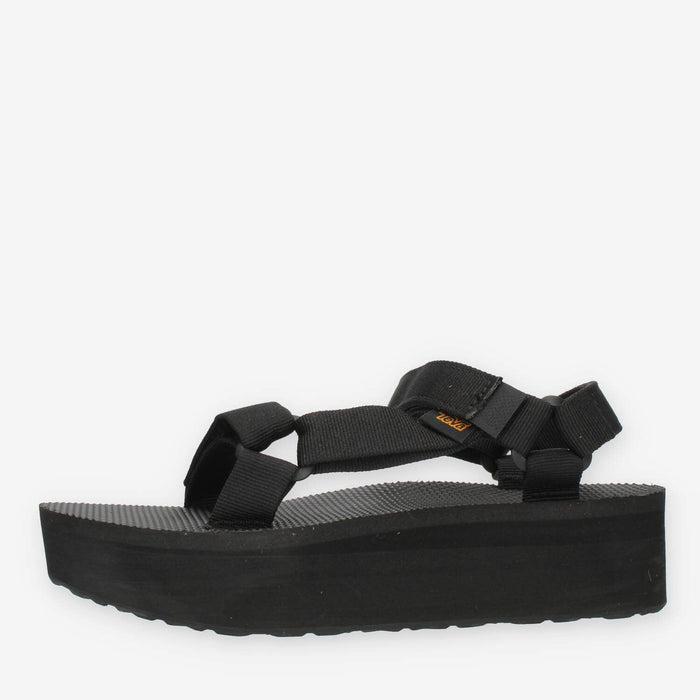 Teva Platform Universal Sandali neri con zeppa in Eva