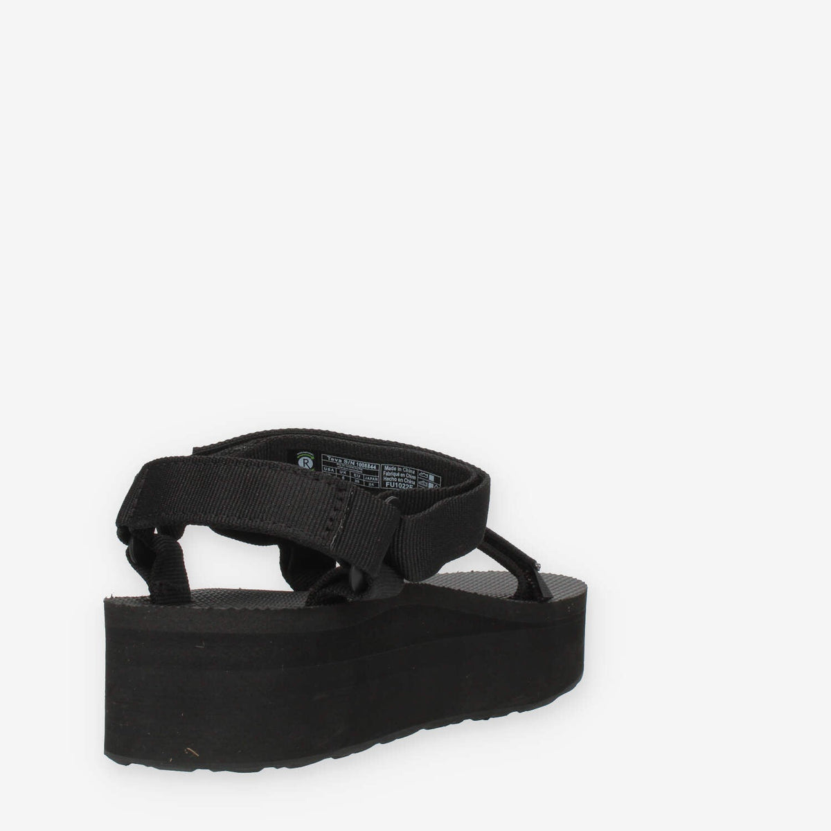Teva Platform Universal Sandali neri con zeppa in Eva