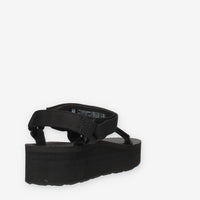 Teva Platform Universal Sandali neri con zeppa in Eva