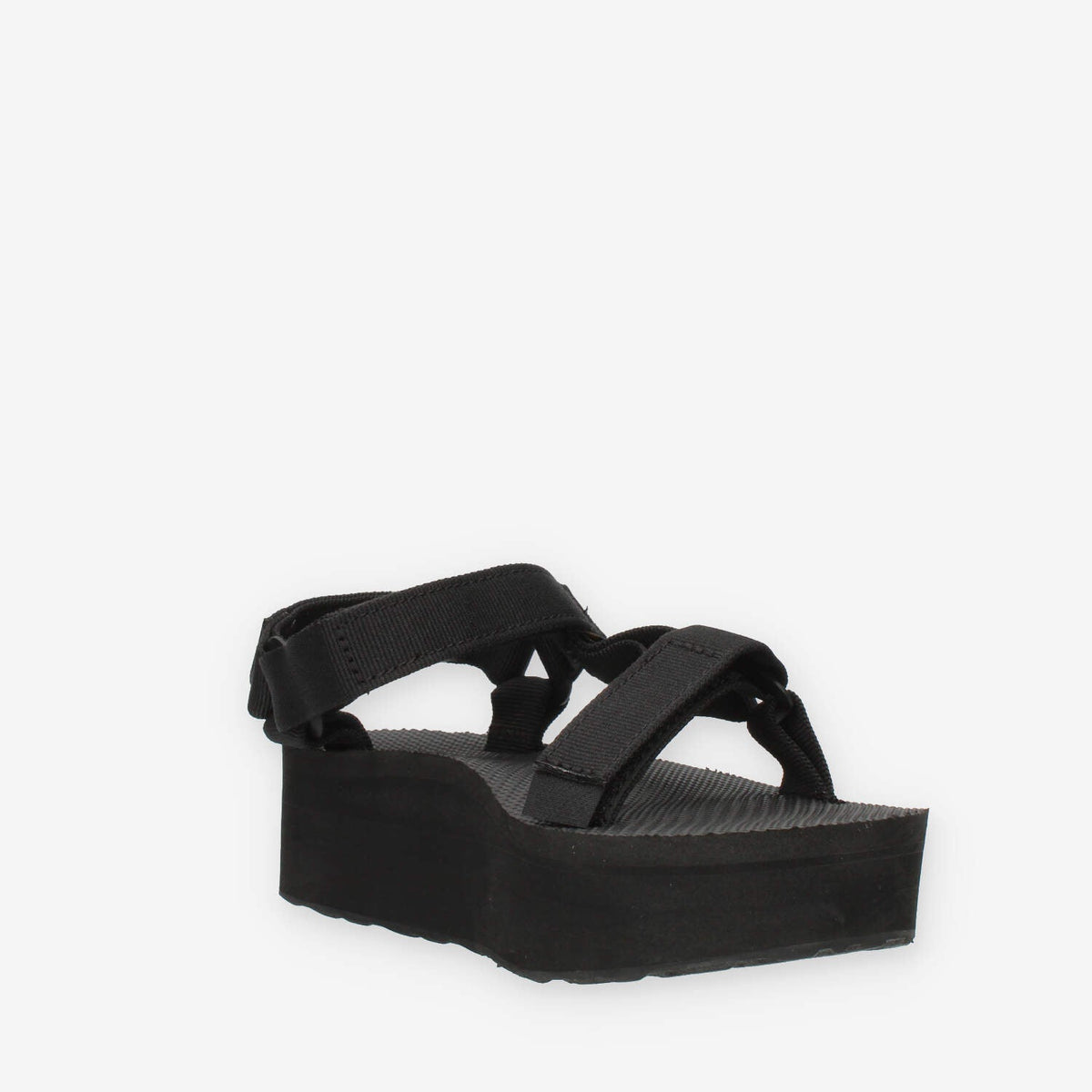 Teva Platform Universal Sandali neri con zeppa in Eva