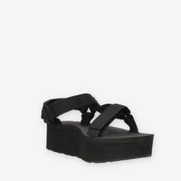 Teva Platform Universal Sandali neri con zeppa in Eva