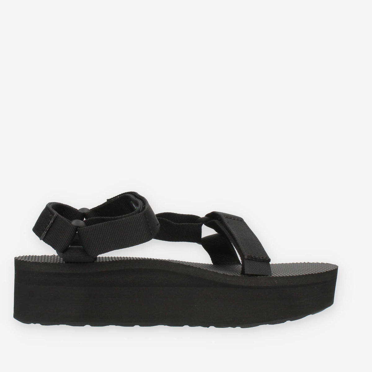 Teva Platform Universal Sandali neri con zeppa in Eva