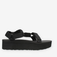 Teva Platform Universal Sandali neri con zeppa in Eva