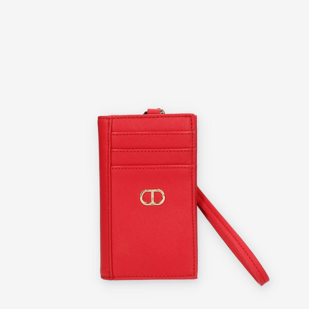 Twinset Milano Porta carte di credito rosso con polsiera