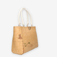 Alviero Martini Prima Classe Borsa modello shopping Geo Classic e avorio