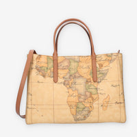 Alviero Martini Prima Classe Borsa a mano a tre scomparti Geo Classic