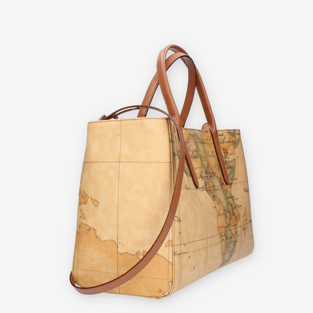 Alviero Martini Prima Classe Borsa a mano a tre scomparti Geo Classic