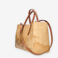 Alviero Martini Prima Classe Borsa a mano a tre scomparti Geo Classic