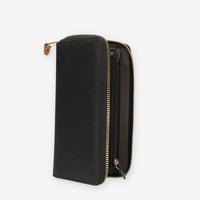 Alviero Martini Prima Classe Portafogli grande nero con zip