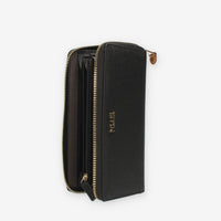 Alviero Martini Prima Classe Portafogli grande nero con zip