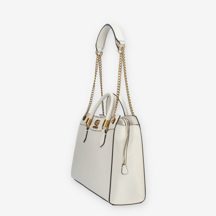 Guess Nell Borsa a spalla a 3 scomparti beige