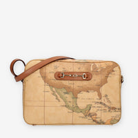 Alviero Martini Prima Classe Borsa a tracolla modello reporter Geo Classic