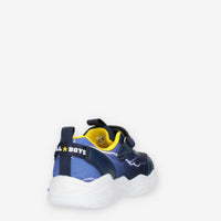 Bull Boys Triceratopo Sneakers blu da bimbo con luci