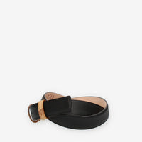 Alviero Martini Prima Classe Cintura da donna nera e Geo Classic