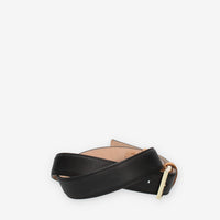 Alviero Martini Prima Classe Cintura da donna nera e Geo Classic