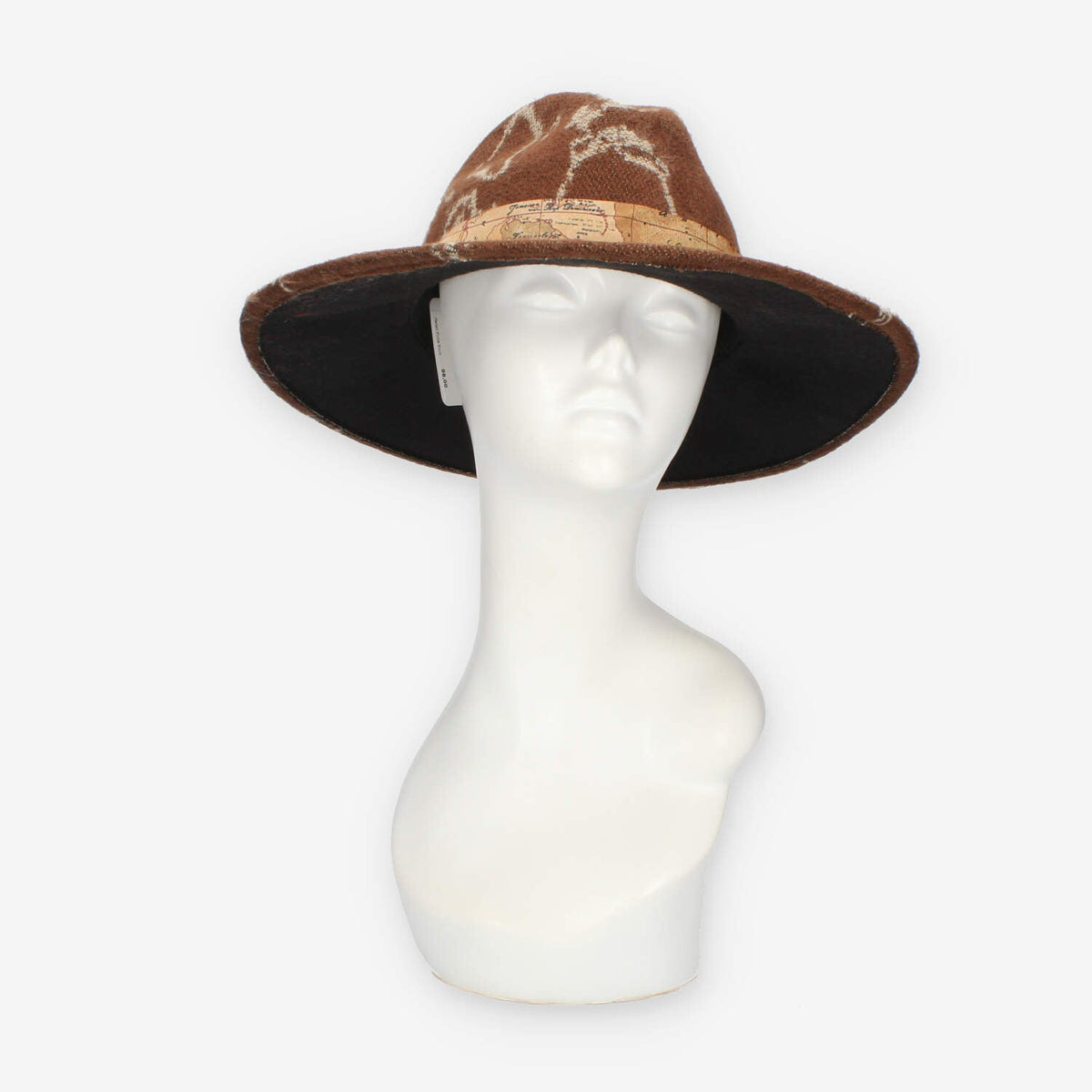 Alviero Martini Prima Classe Cappello marrone e Geo Classic
