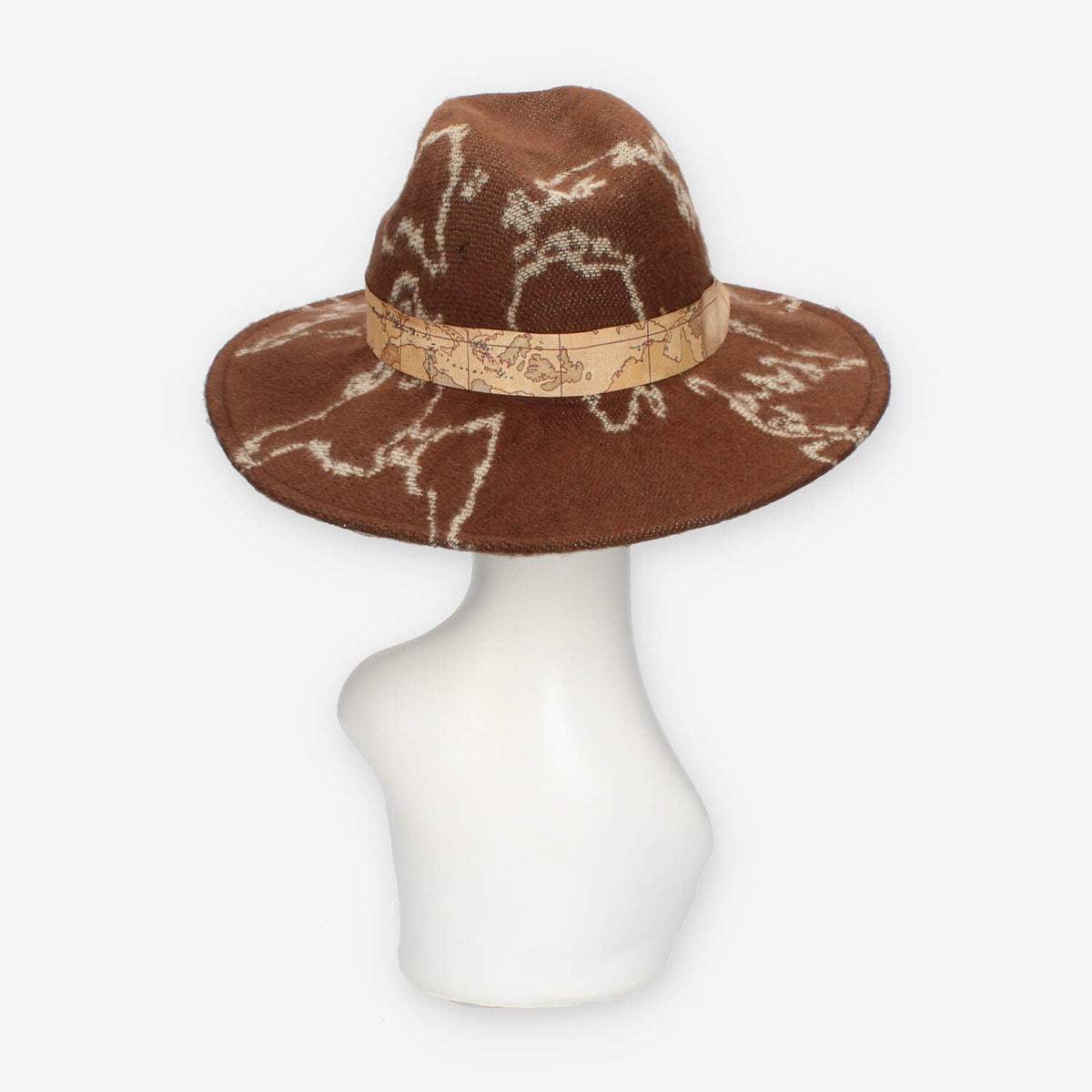 Alviero Martini Prima Classe Cappello marrone e Geo Classic